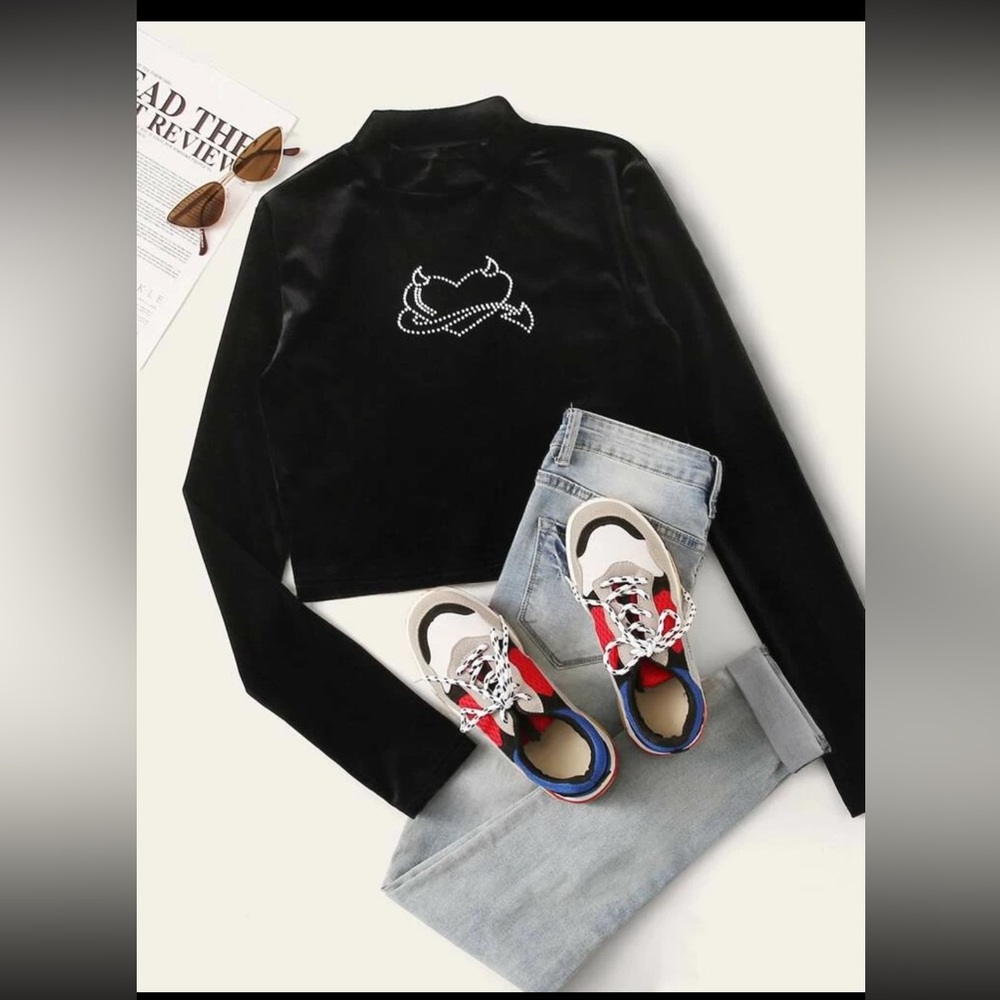 Heart w/ Devil Horns Sweater